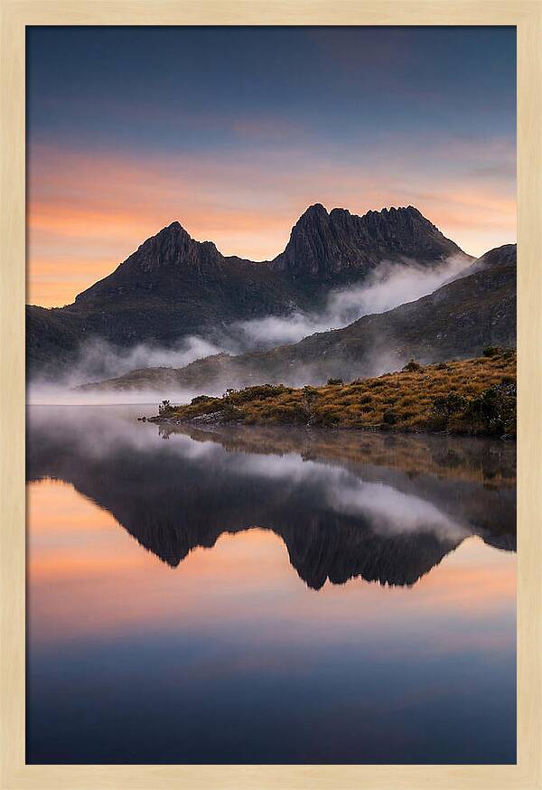 Cradle Mountain Reflected At Dawn