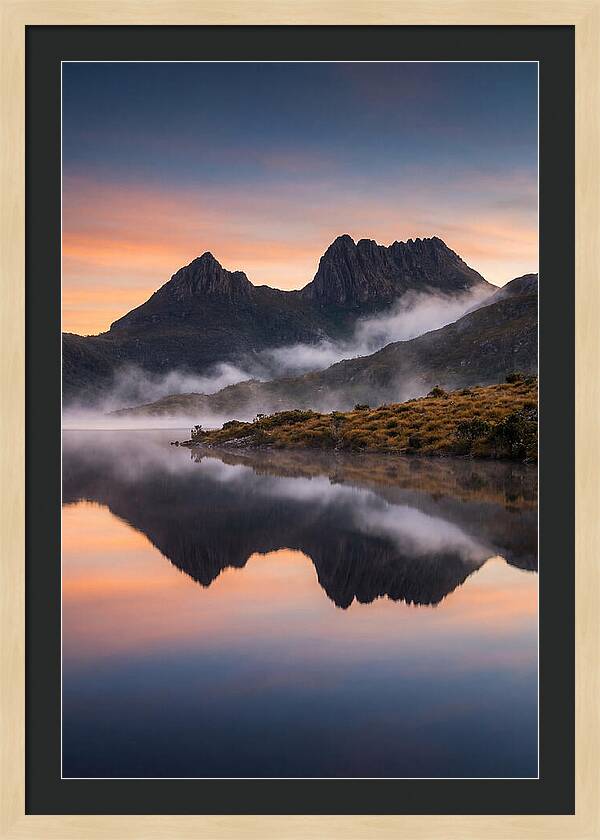Cradle Mountain Reflected At Dawn