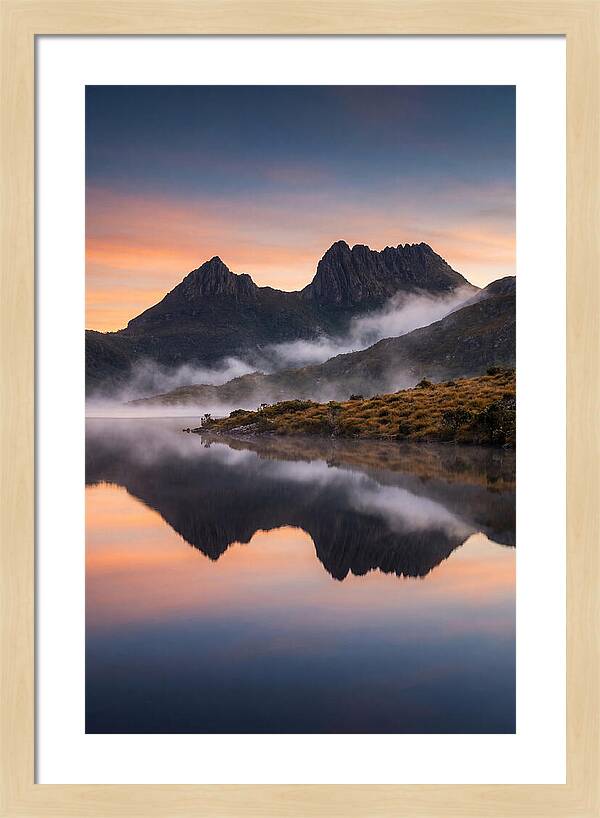 Cradle Mountain Reflected At Dawn