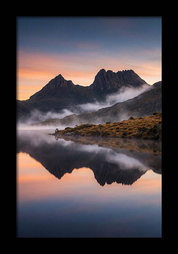Cradle Mountain Reflected At Dawn