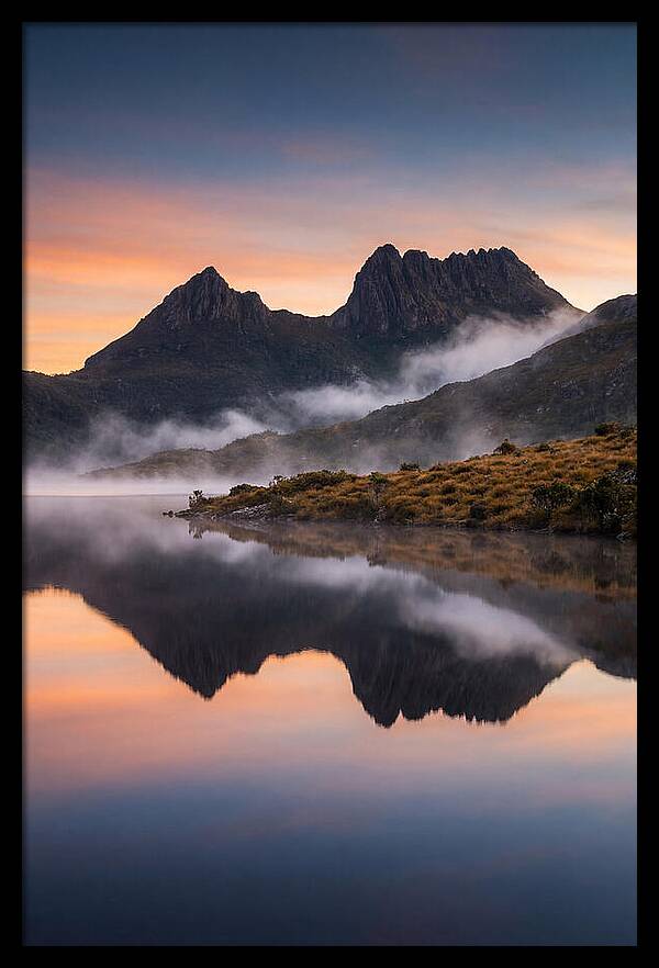 Cradle Mountain Reflected At Dawn