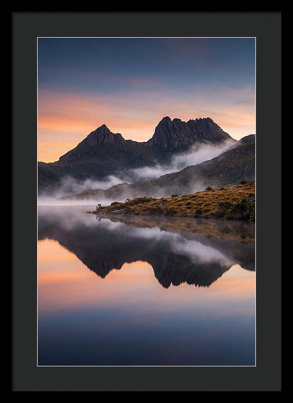 Cradle Mountain Reflected At Dawn