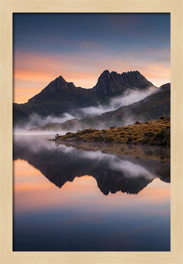 Cradle Mountain Reflected At Dawn