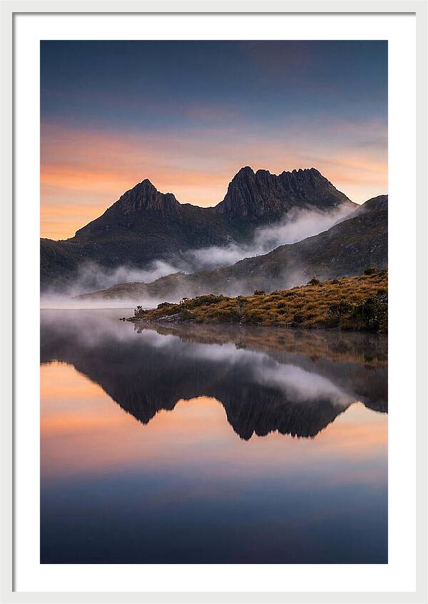 Cradle Mountain Reflected At Dawn