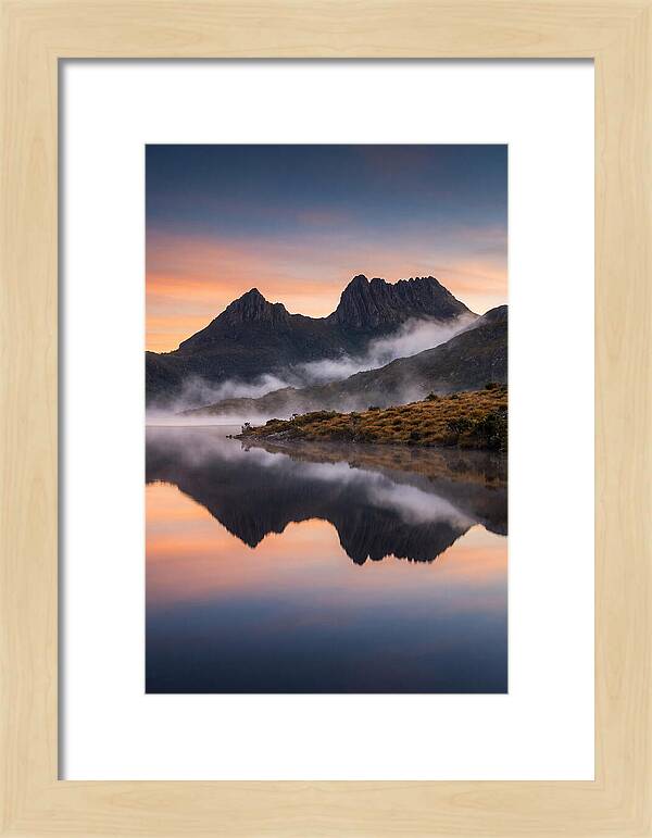 Cradle Mountain Reflected At Dawn