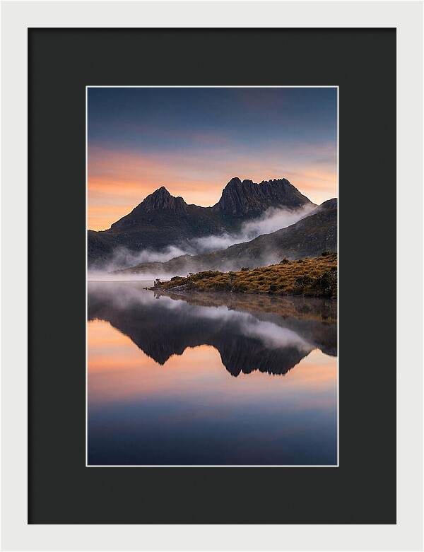 Cradle Mountain Reflected At Dawn