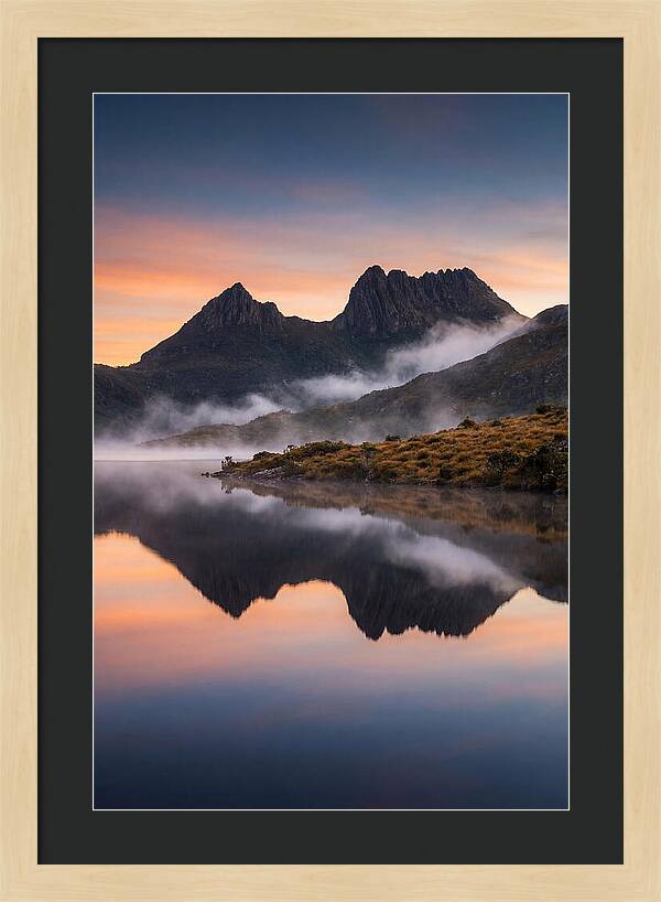 Cradle Mountain Reflected At Dawn