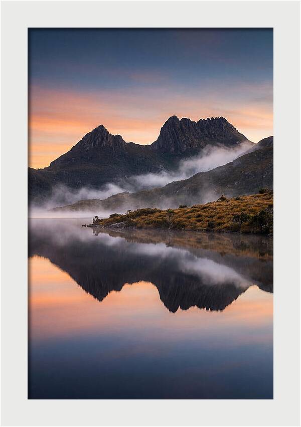 Cradle Mountain Reflected At Dawn