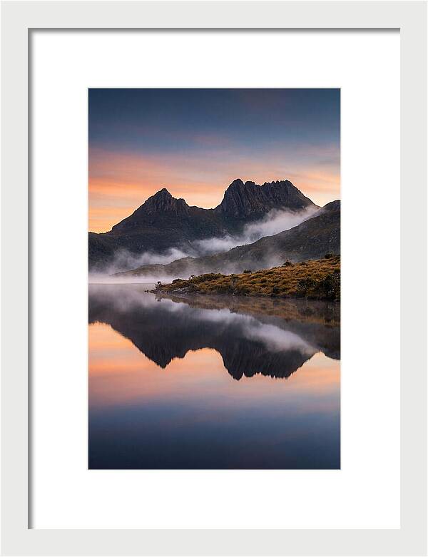 Cradle Mountain Reflected At Dawn