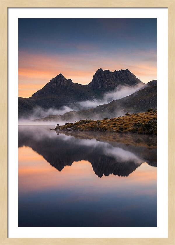 Cradle Mountain Reflected At Dawn