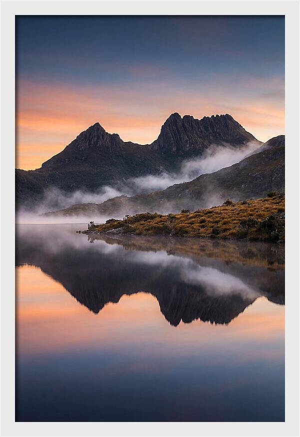 Cradle Mountain Reflected At Dawn