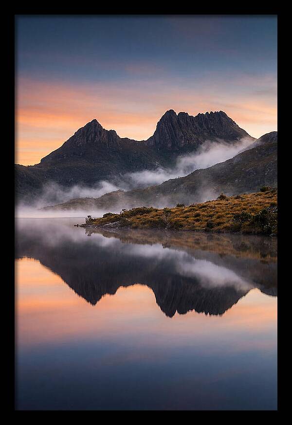 Cradle Mountain Reflected At Dawn