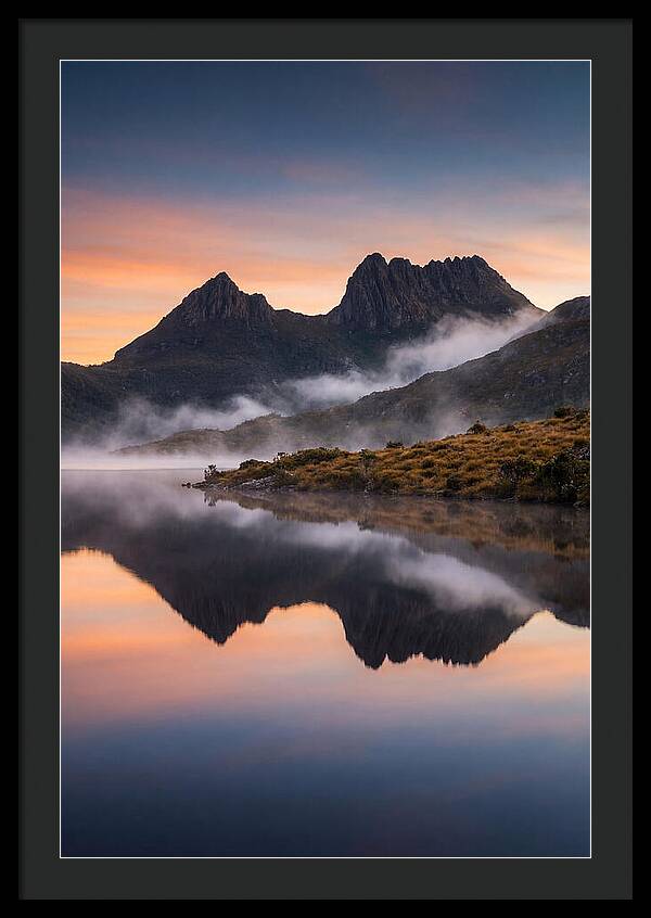 Cradle Mountain Reflected At Dawn