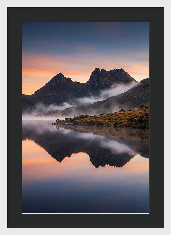 Cradle Mountain Reflected At Dawn