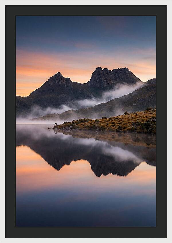 Cradle Mountain Reflected At Dawn