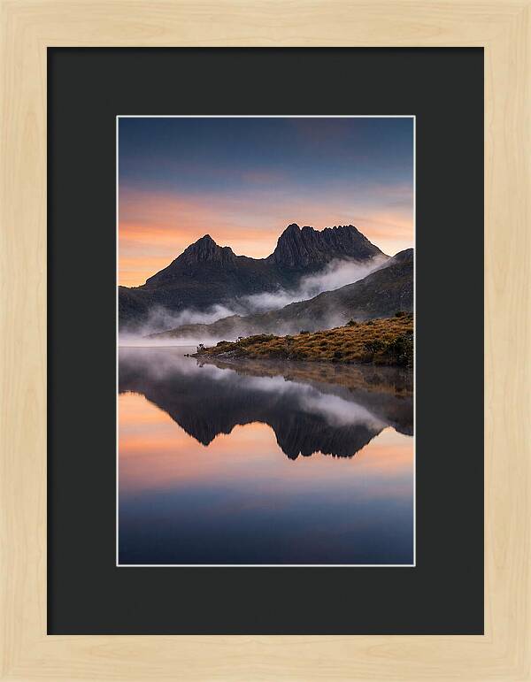 Cradle Mountain Reflected At Dawn