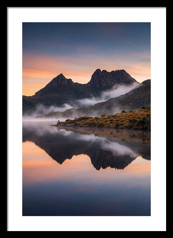 Cradle Mountain Reflected At Dawn