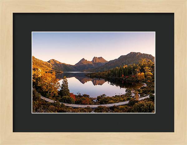 Cradle Mountain Reflections At Dawn