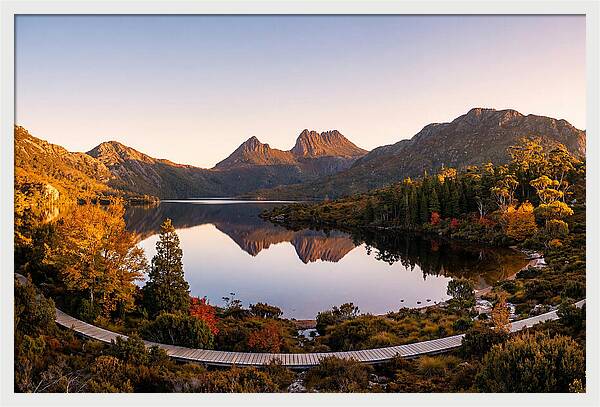 Cradle Mountain Reflections At Dawn