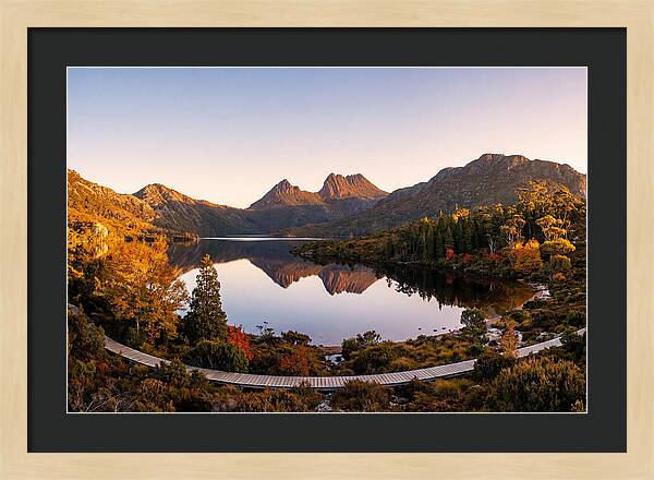 Cradle Mountain Reflections At Dawn