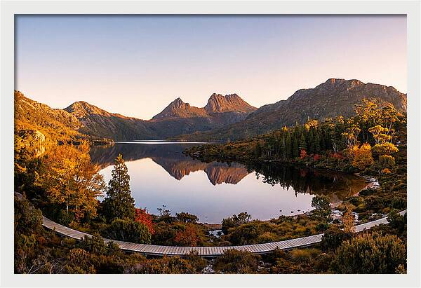 Cradle Mountain Reflections At Dawn