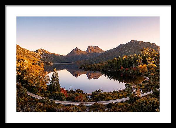 Cradle Mountain Reflections At Dawn