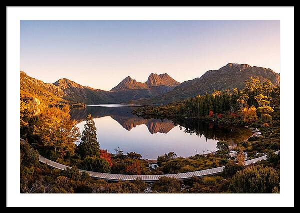 Cradle Mountain Reflections At Dawn