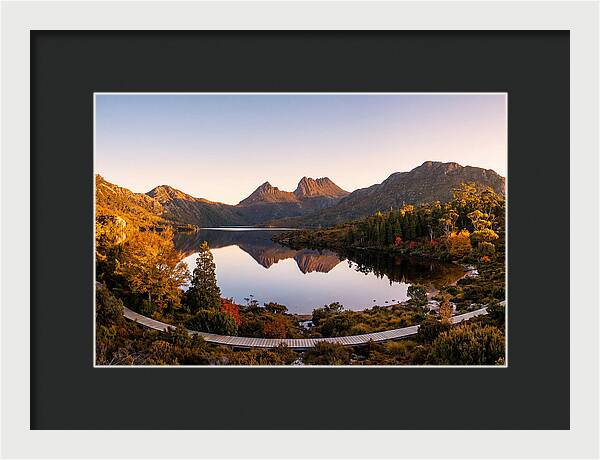 Cradle Mountain Reflections At Dawn