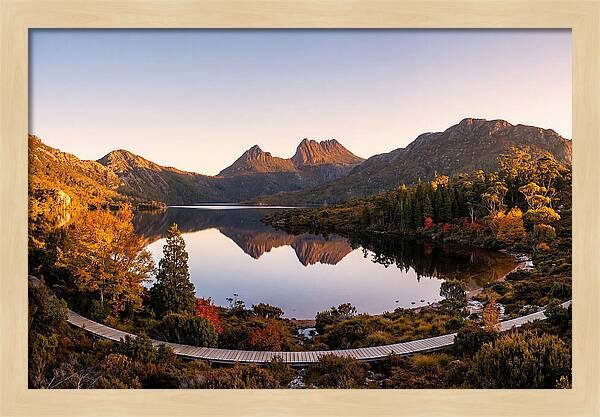 Cradle Mountain Reflections At Dawn