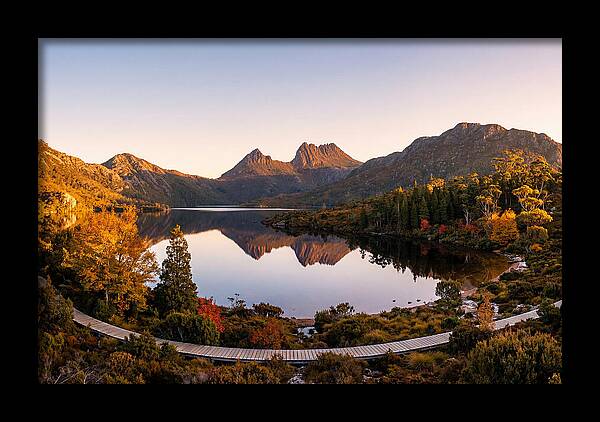 Cradle Mountain Reflections At Dawn
