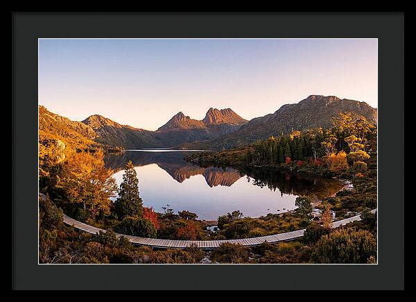 Cradle Mountain Reflections At Dawn