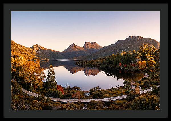 Cradle Mountain Reflections At Dawn