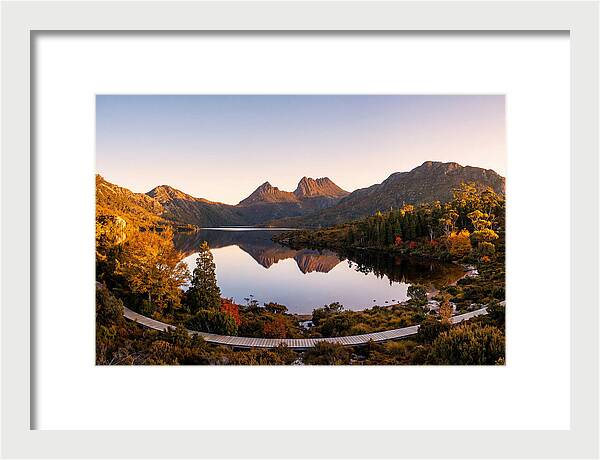 Cradle Mountain Reflections At Dawn