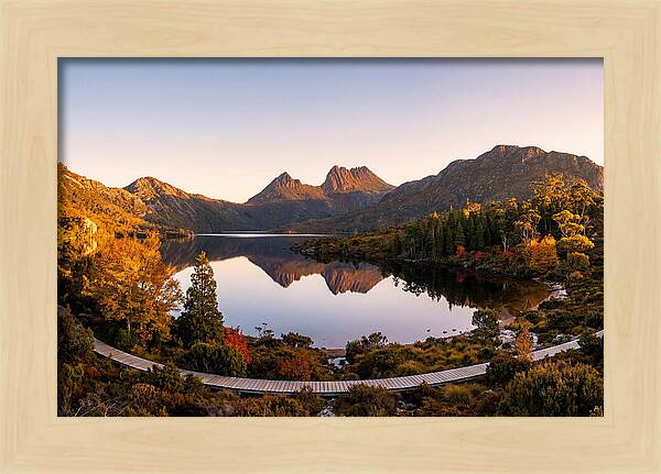 Cradle Mountain Reflections At Dawn