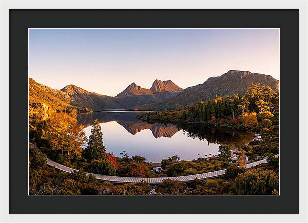 Cradle Mountain Reflections At Dawn