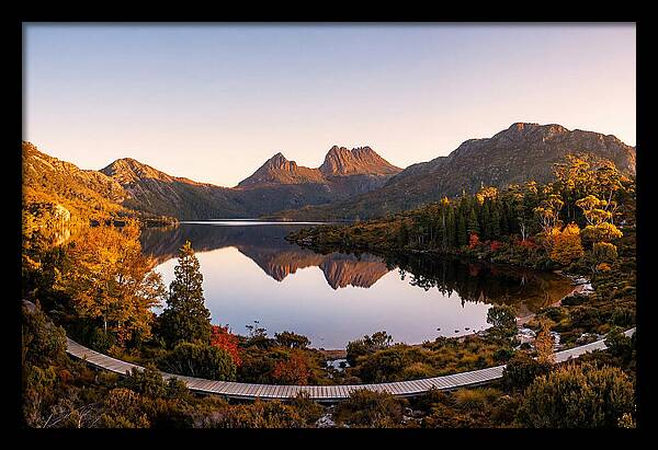 Cradle Mountain Reflections At Dawn