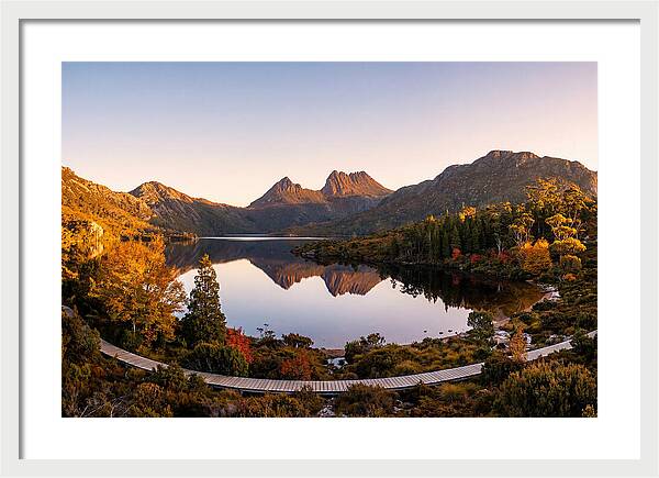 Cradle Mountain Reflections At Dawn