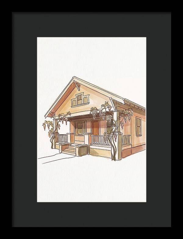 Craftsman Bungalow With Wisteria