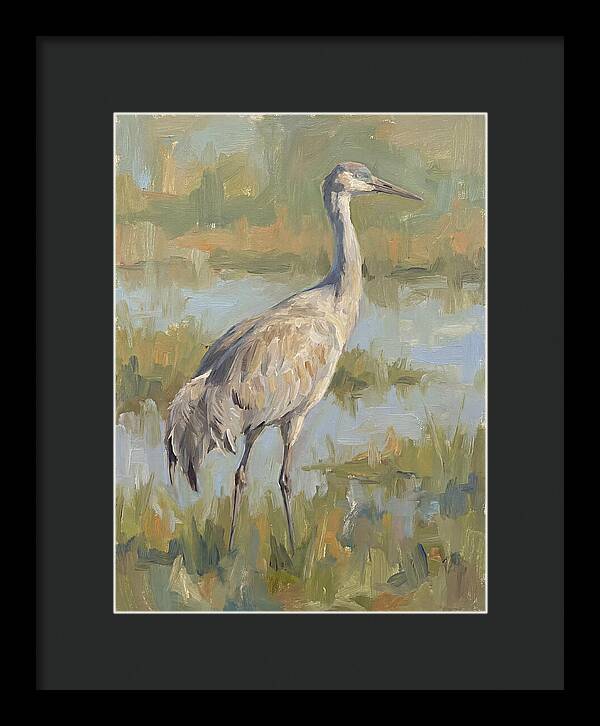 Crane In Tranquil Waters