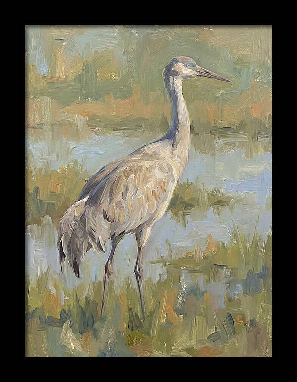 Crane In Tranquil Waters