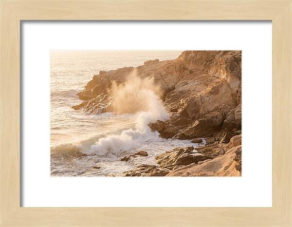 Crashing Waves At Sunset