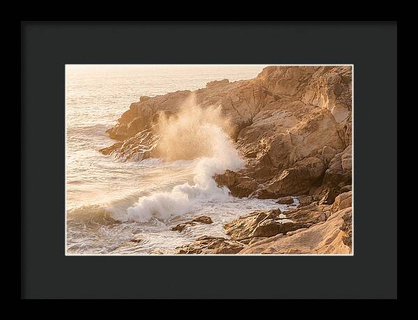 Crashing Waves At Sunset