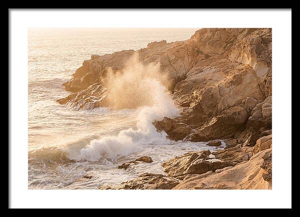 Crashing Waves At Sunset