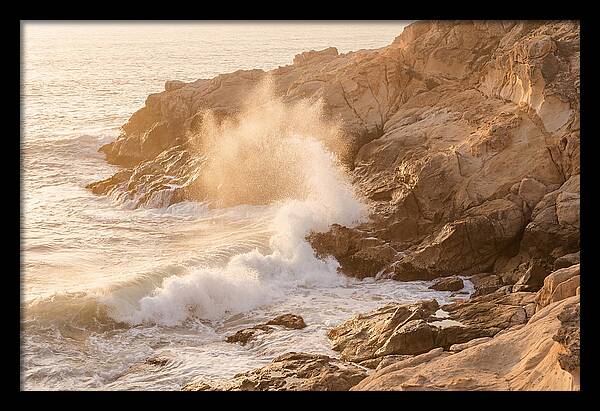 Crashing Waves At Sunset