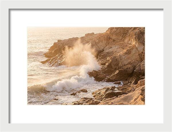 Crashing Waves At Sunset