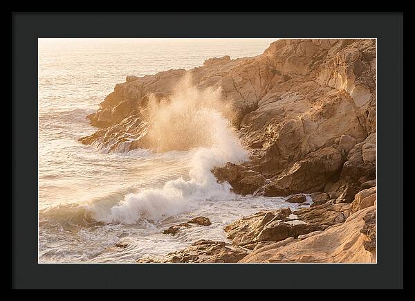 Crashing Waves At Sunset