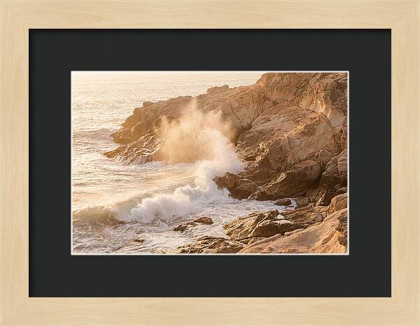Crashing Waves At Sunset