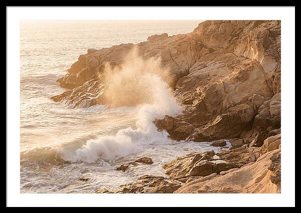Crashing Waves At Sunset