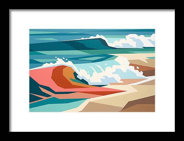 Crashing Waves In Color