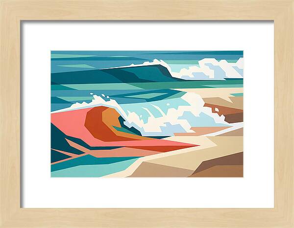 Crashing Waves In Color
